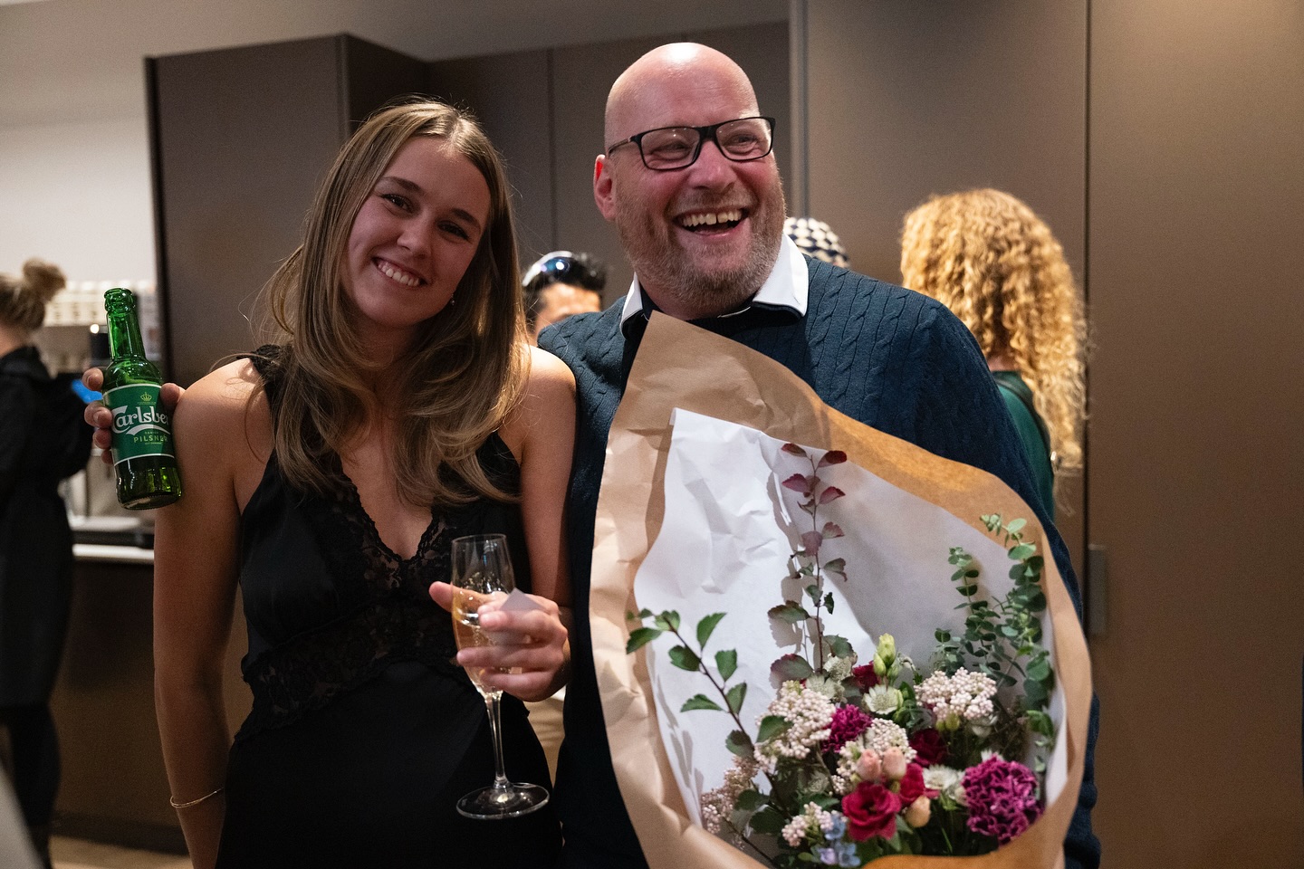 Ida og Atle på premierefesten